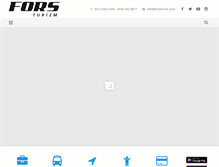 Tablet Screenshot of forsturizm.com